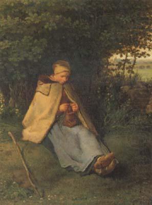 Woman knitting (san19), jean-francois millet